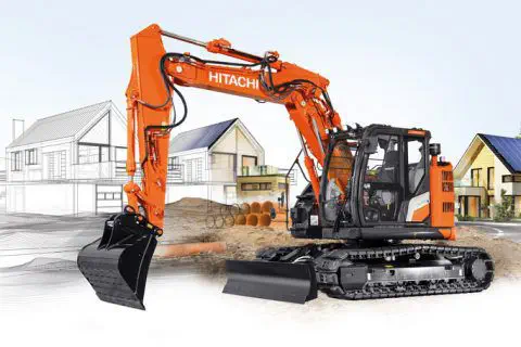 日立建機　ZAXIS 135US-7 ZAXIS 225US-7 2セット ZX135US-7H Medium Excavators - Hitachi Construction