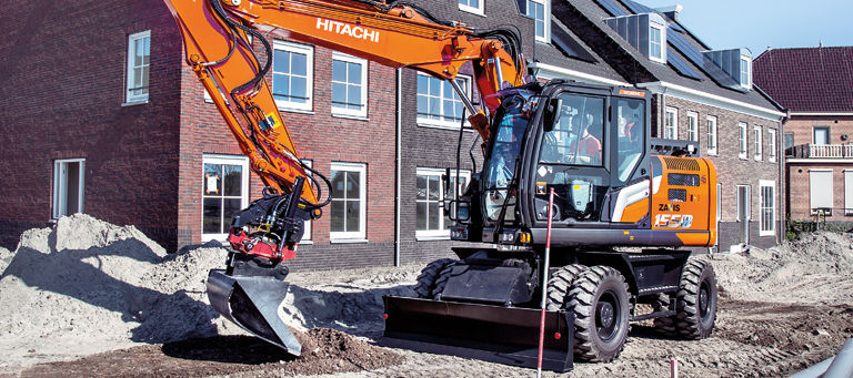 Medium excavator - ZX155W-7 - Hitachi Construction Machinery