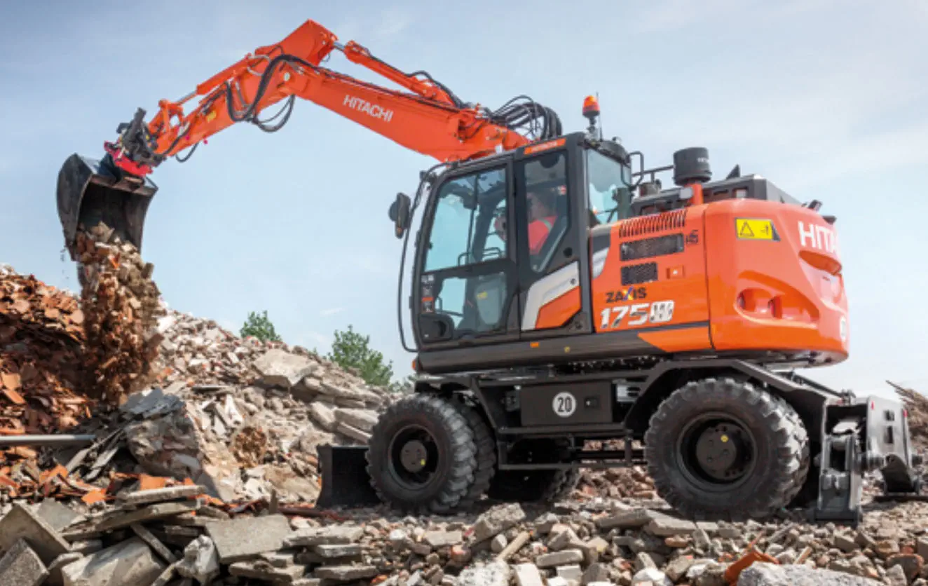 Medium excavator - ZX175W-7 - Hitachi Construction Machinery 