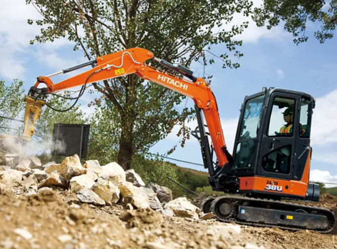U　38 Hitachi ZX38U-6 - used Mini excavator for sale