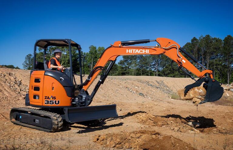 Mini excavator - ZX35U-5N - Deere-Hitachi Construction Machinery 