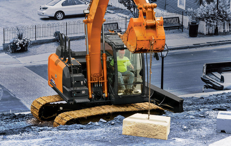 Medium excavator - ZX130-5G - HITACHI Construction Machinery