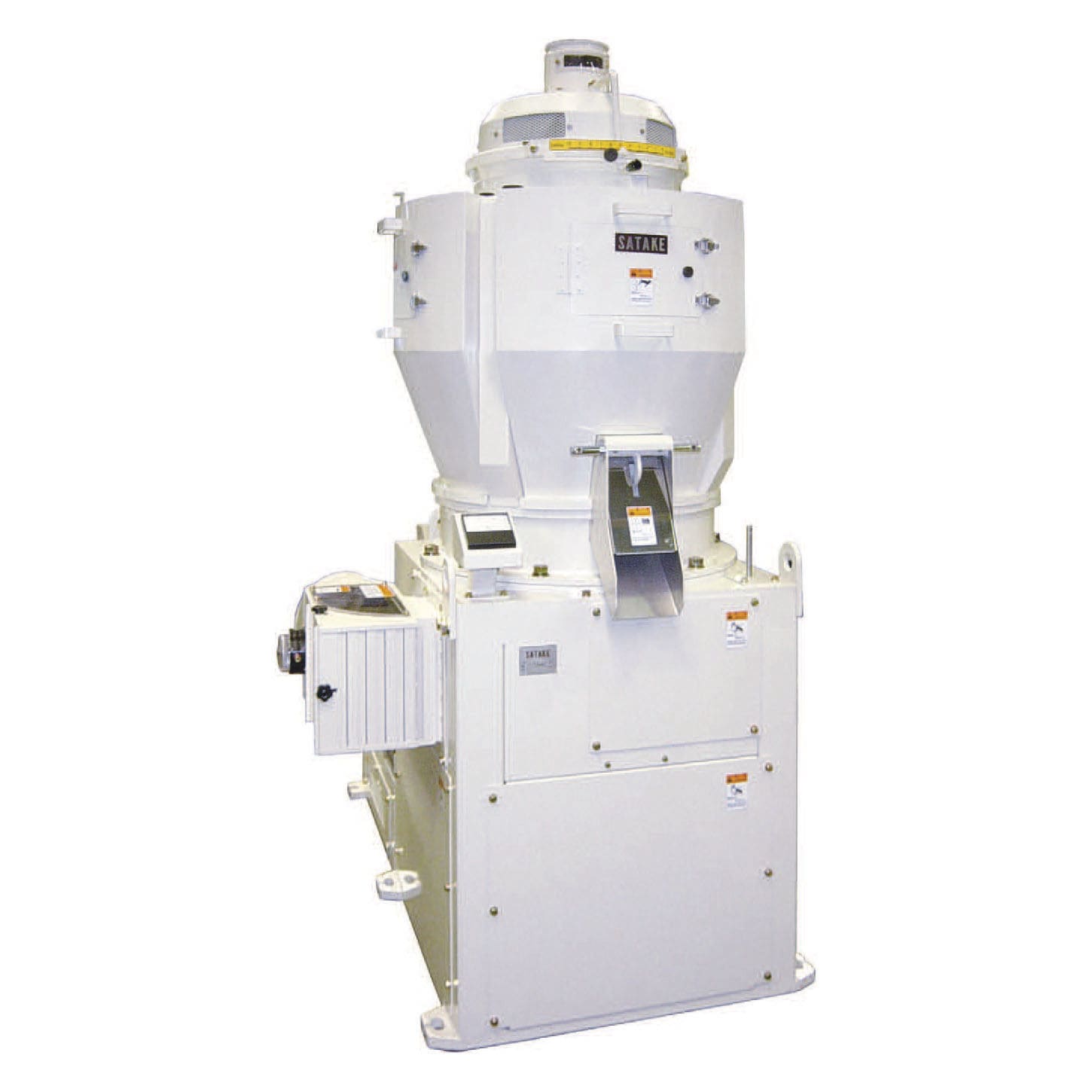 Abrasive rice whitening machine VTA SATAKE vertical