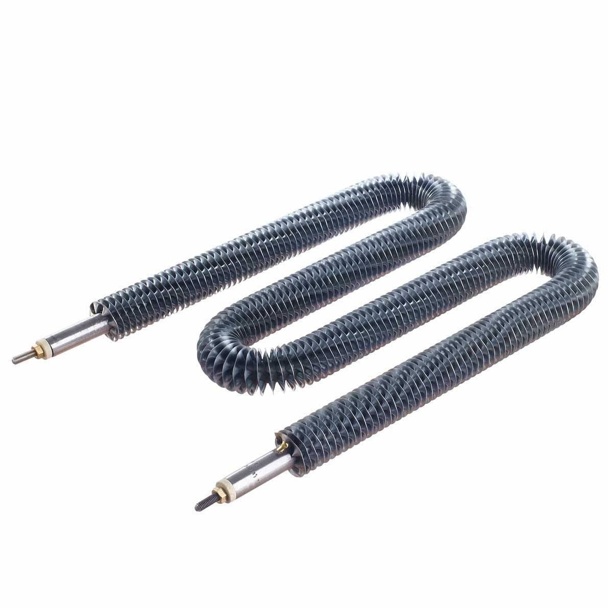 Finned heating element - LOVAR - ELMITI - steel / industrial