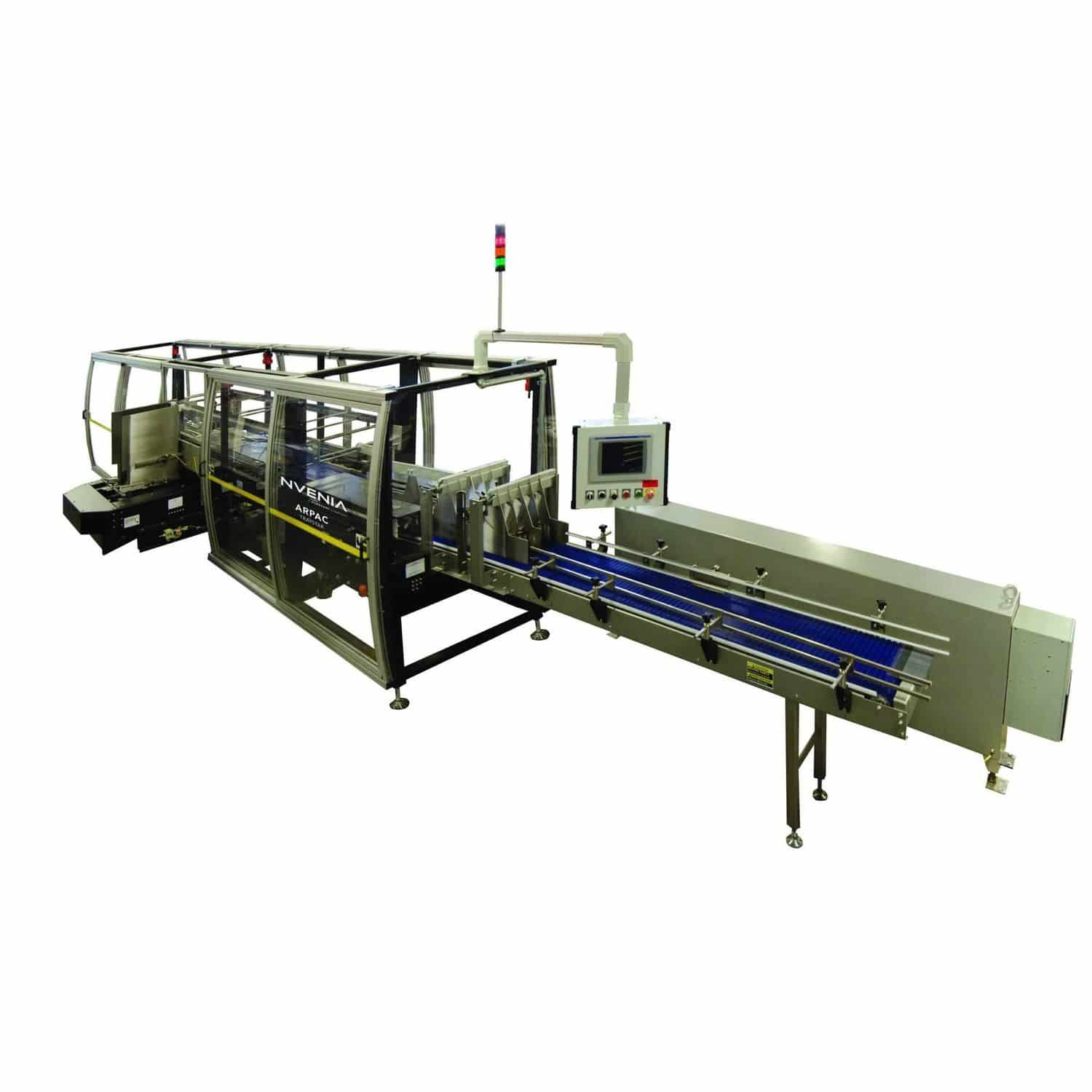 Wraparound tray packer TrayStar FISCHBEIN highspeed / automatic