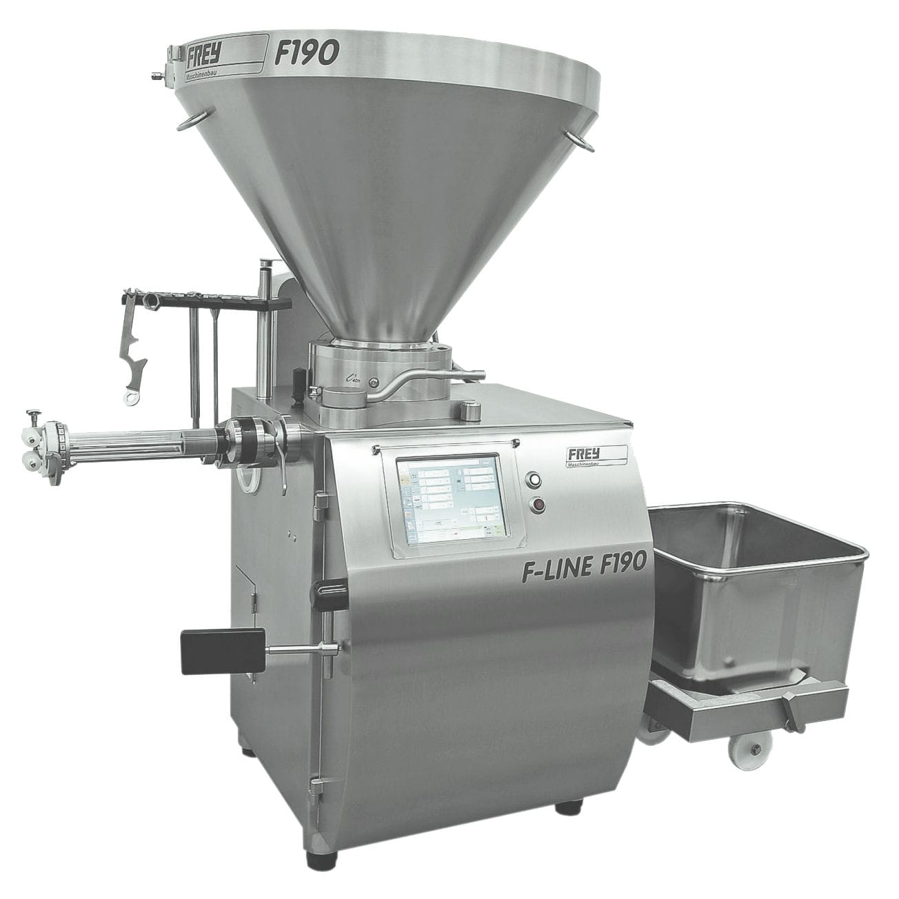 Hydraulic vacuum filler FLINE F190 series FREY MASCHINENBAU