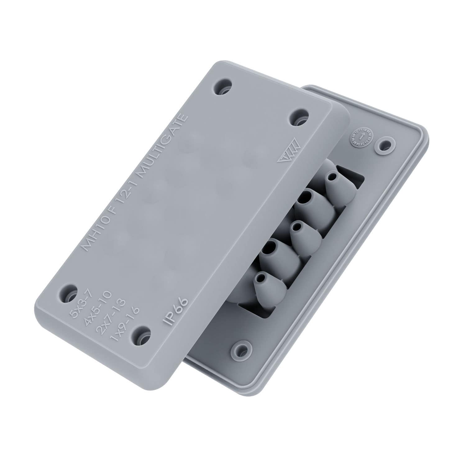 IP66 cable entry plate - MH10 F12-1 - Trelleborg Cable Entry Solutions ...