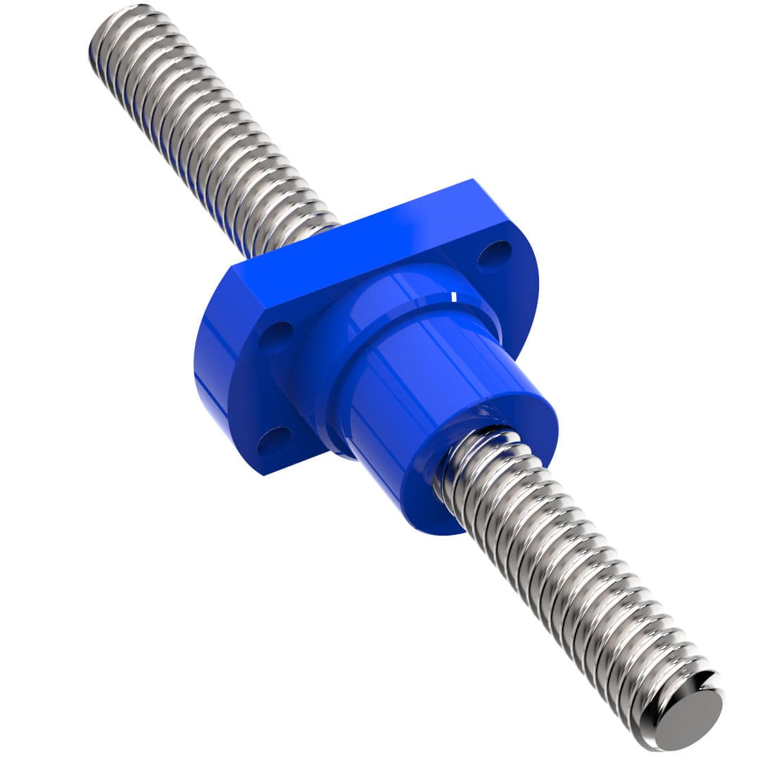 Roundthread lead screw HLC series Helix Linear Technologies plastic