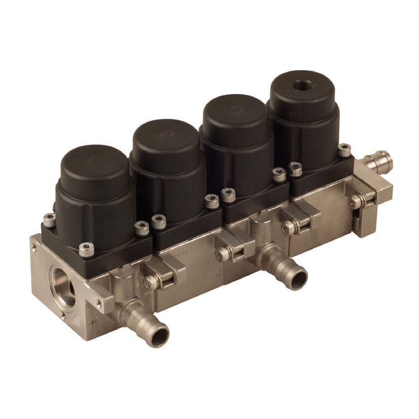 Manifold valve GCSM BACCARA AUTOMATION globe / stainless steel