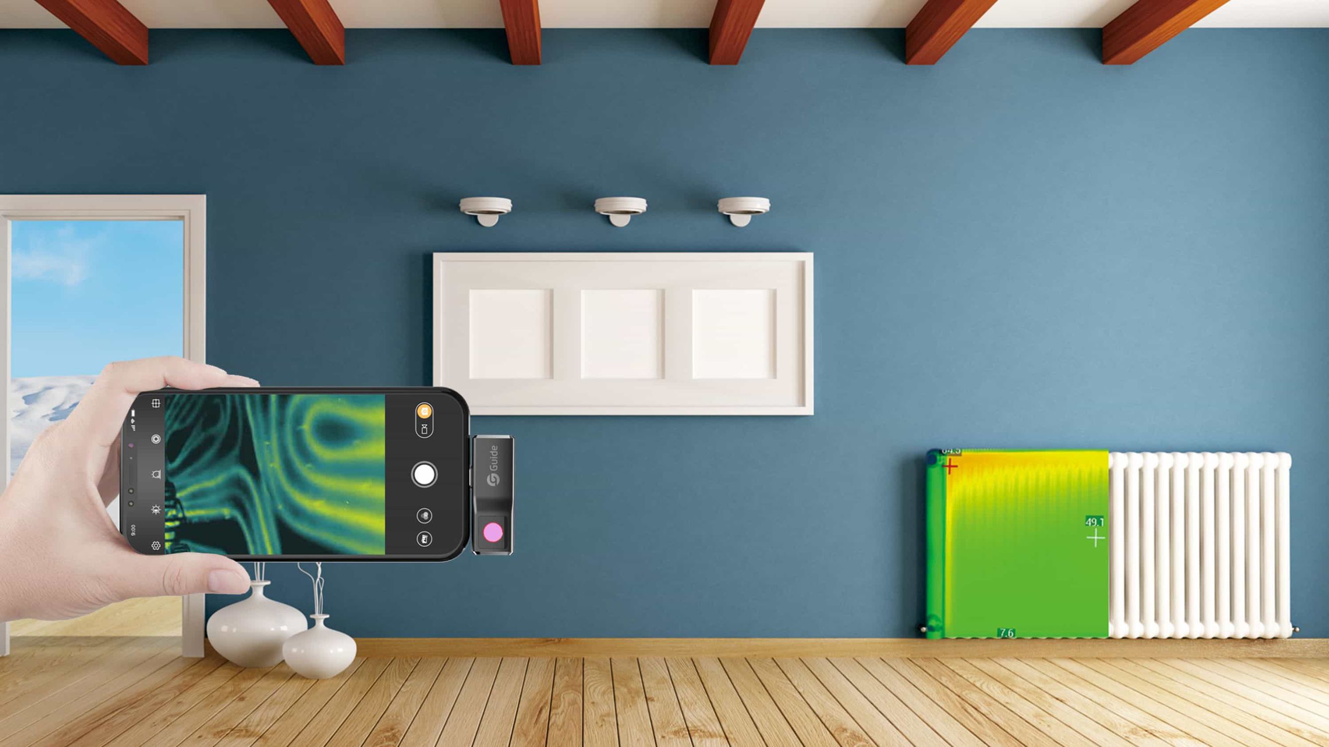 Guide MobiR Air CB360 スマートフォン用熱スキャナー スマートフォン