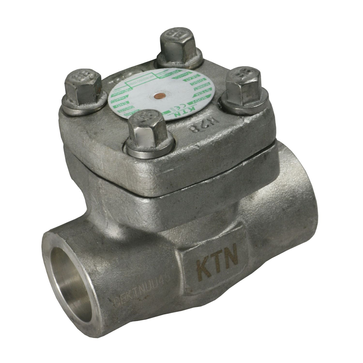 Weld check valve 541 KTN swing / stainless steel