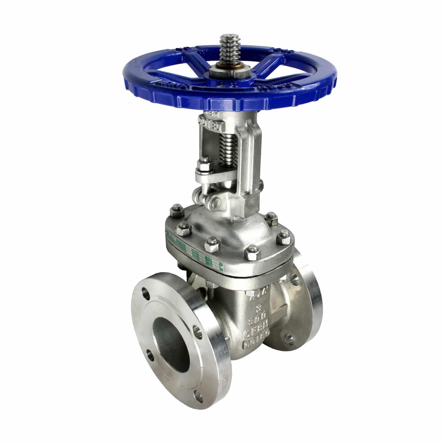 Corrosive fluid valve 331 KTN gate / with handwheel / for water