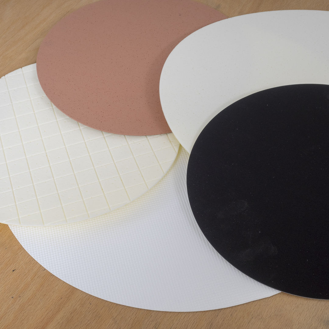 Felt polishing pad PBMC SA polyurethane / fabric