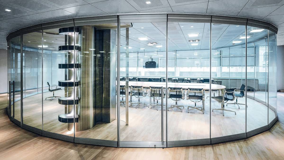 Office Partition - Gilgen Door Systems Ag - Sliding   Flexible