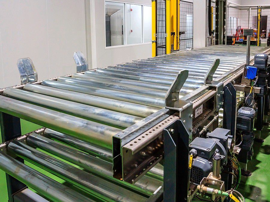 Driven conveyor roller TES STM GROUP metal