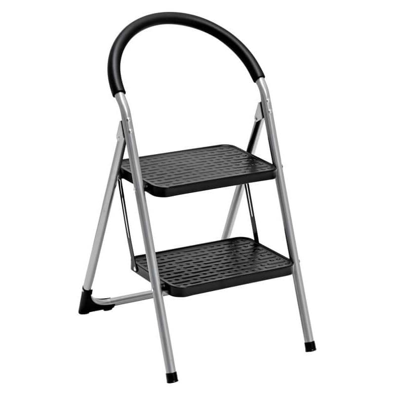 Portable step ladder - MEGA LUX - SARAYLI LTD. STI. - aluminum