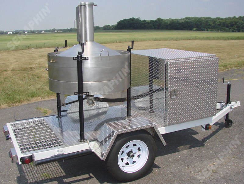 Volume calibration system / for fuel dispensers / trailermounted