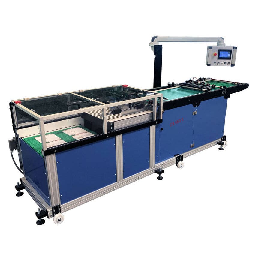 Cutting stacking machine - STA 550 BK - Bograma - in-line / automatic ...