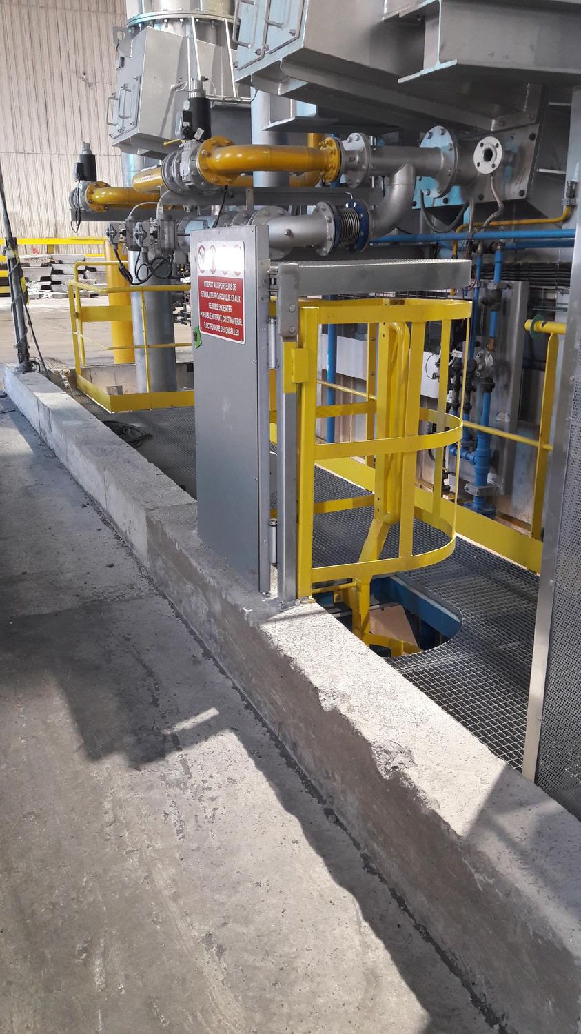 Galvanised steel ladder guard - CEC600 - Coutier Industrie - with ...