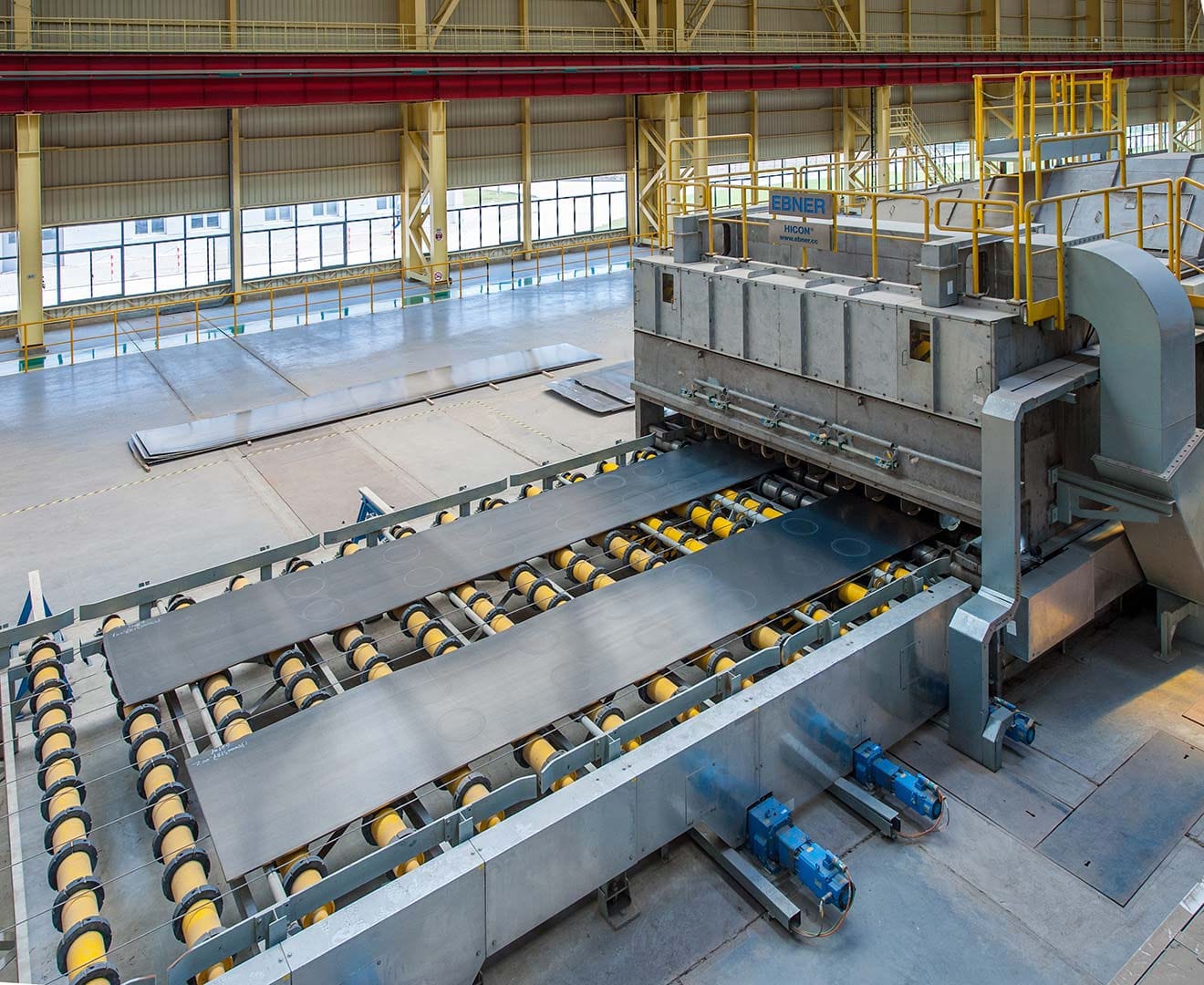 Heat treatment furnace / chamber / continuous / for aluminum HICON