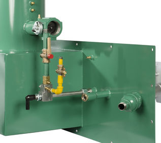 Premix burner - Linnox ULE series - ECLIPSE - natural gas / indirectly  fired / air heating
