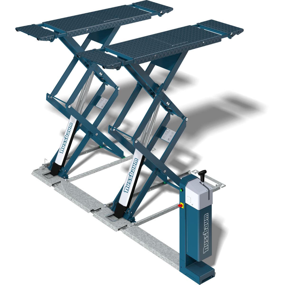 Double-scissor car lift - JUMBO 3500 HF X-TEND - Otto Nussbaum
