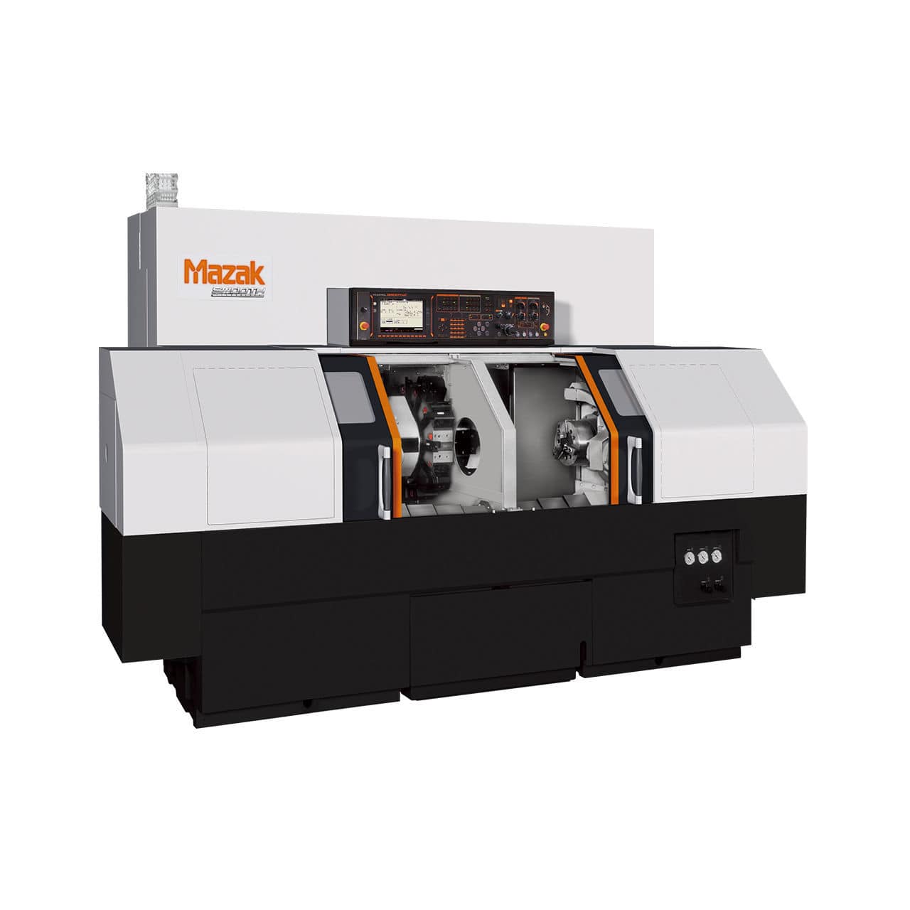 CNC turning center - DUAL TURN 200 - Mazak - 2-axis / 2-spindle