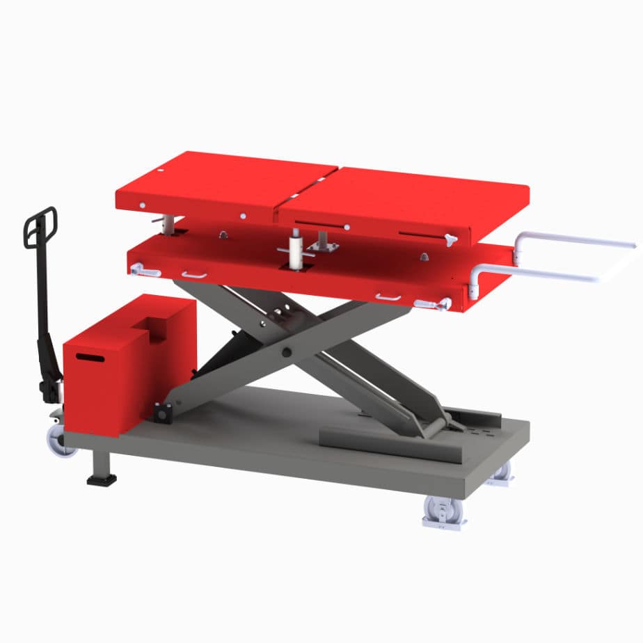 Scissor lift table BATPRO Celette France SAS hydraulic / mobile