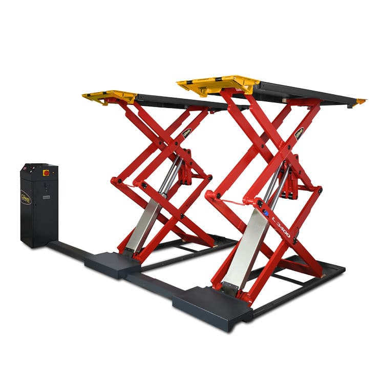 Double-scissor post lift - L 3400 - Cormach S.r.l. Correggio Machinery ...