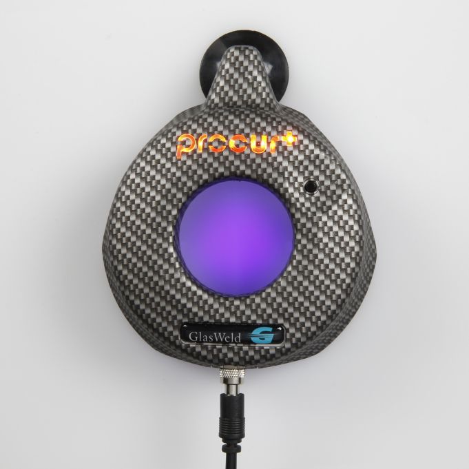 Adhesive curing light source ProCur + ™ GlasWeld System AB LED