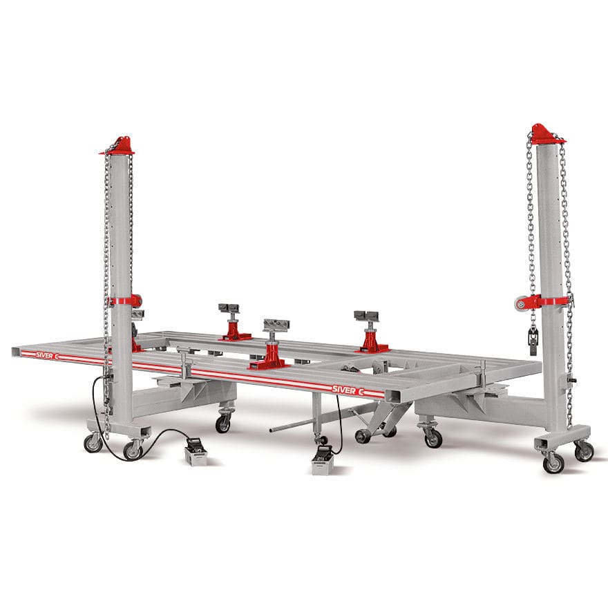 3 ton car repair bench SIVER C JSC 'Siver' with pulling arm / 10 ton