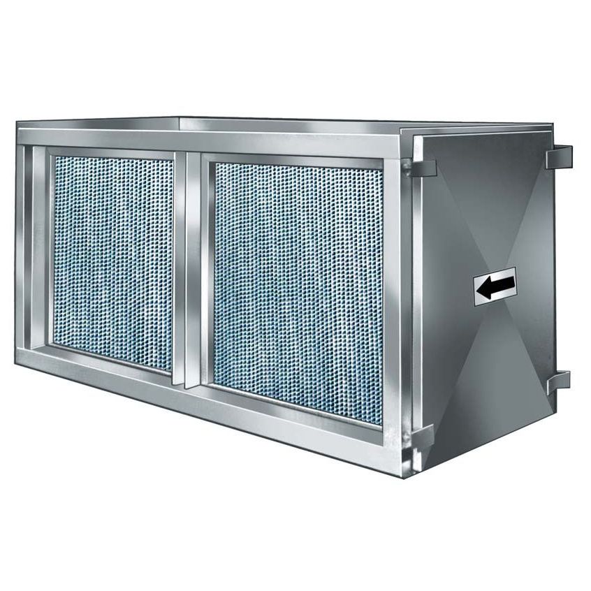 HEPA filter housing HEPA Airguard for air / steel / boxtype