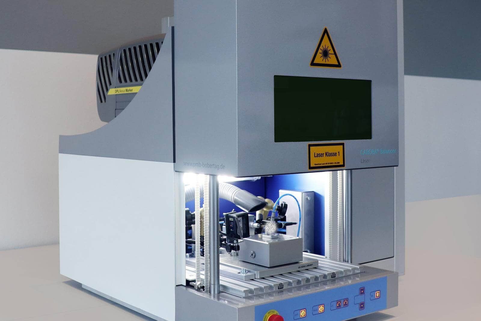 Turbine wheel balancing system - CAROBA®Balancer Laser Dental - PMB ...