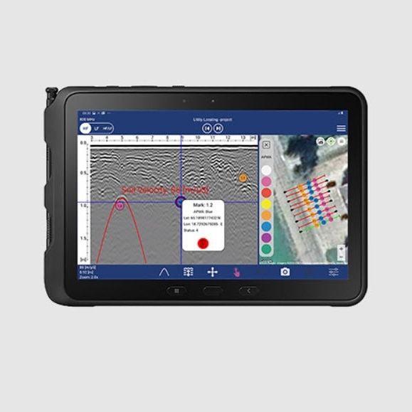 Interface software ViewPoint ImpulseRadar data acquisition