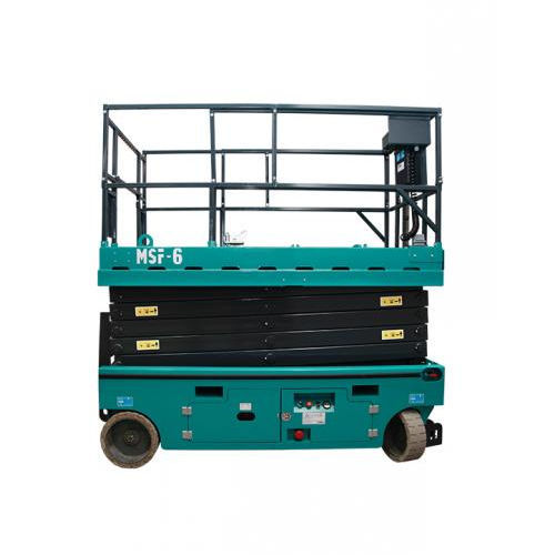 Wheeled scissor lift - MSF-S6 - Masif Machinery - battery-powered / for ...