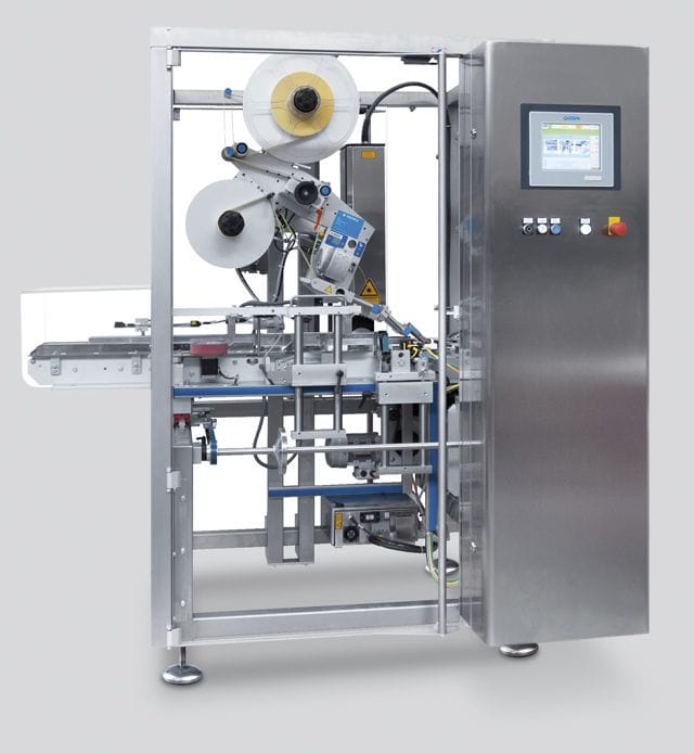 Automatic label applicator TTS CAM for boxes / top / for self
