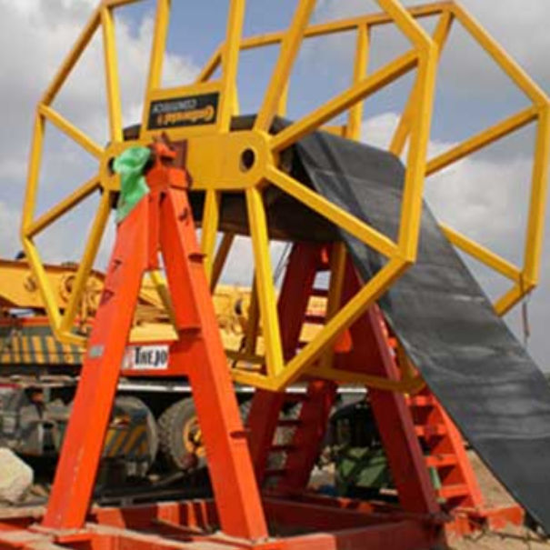 Conveyor belt stand OXn Thejo Engineering Ltd