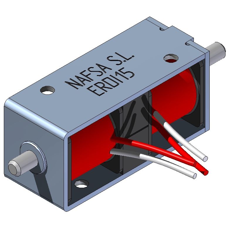 Linear solenoid ERDI15 NAFSA bistable / polarized