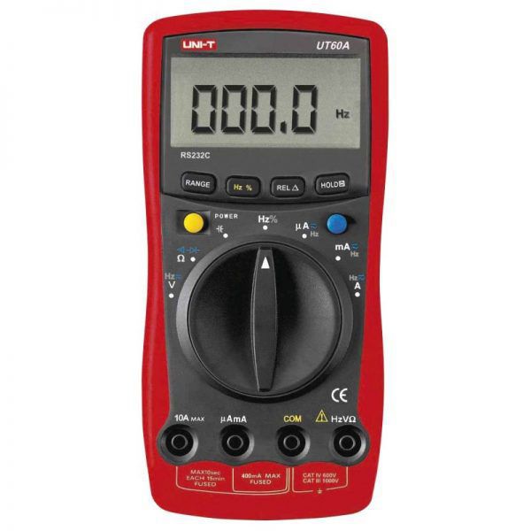 Digital multimeter - UT60A - Erko - portable / 1000 V / 10 A