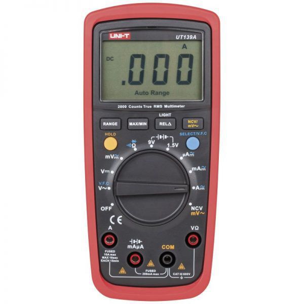 Digital multimeter - UT139A - Erko - portable / 600 V / 10 A