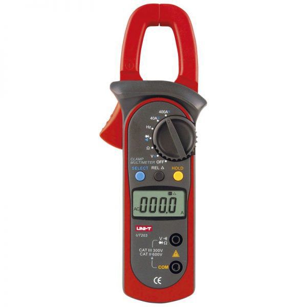 Digital clamp meter - UT 203 - Erko - portable / 600 V / 400 A