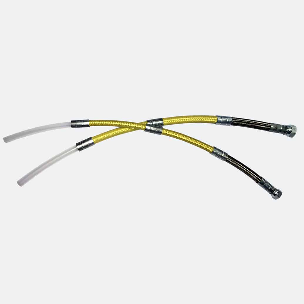 PTFE hose Pressureﬂex® Kongsberg Automotive for chemical products