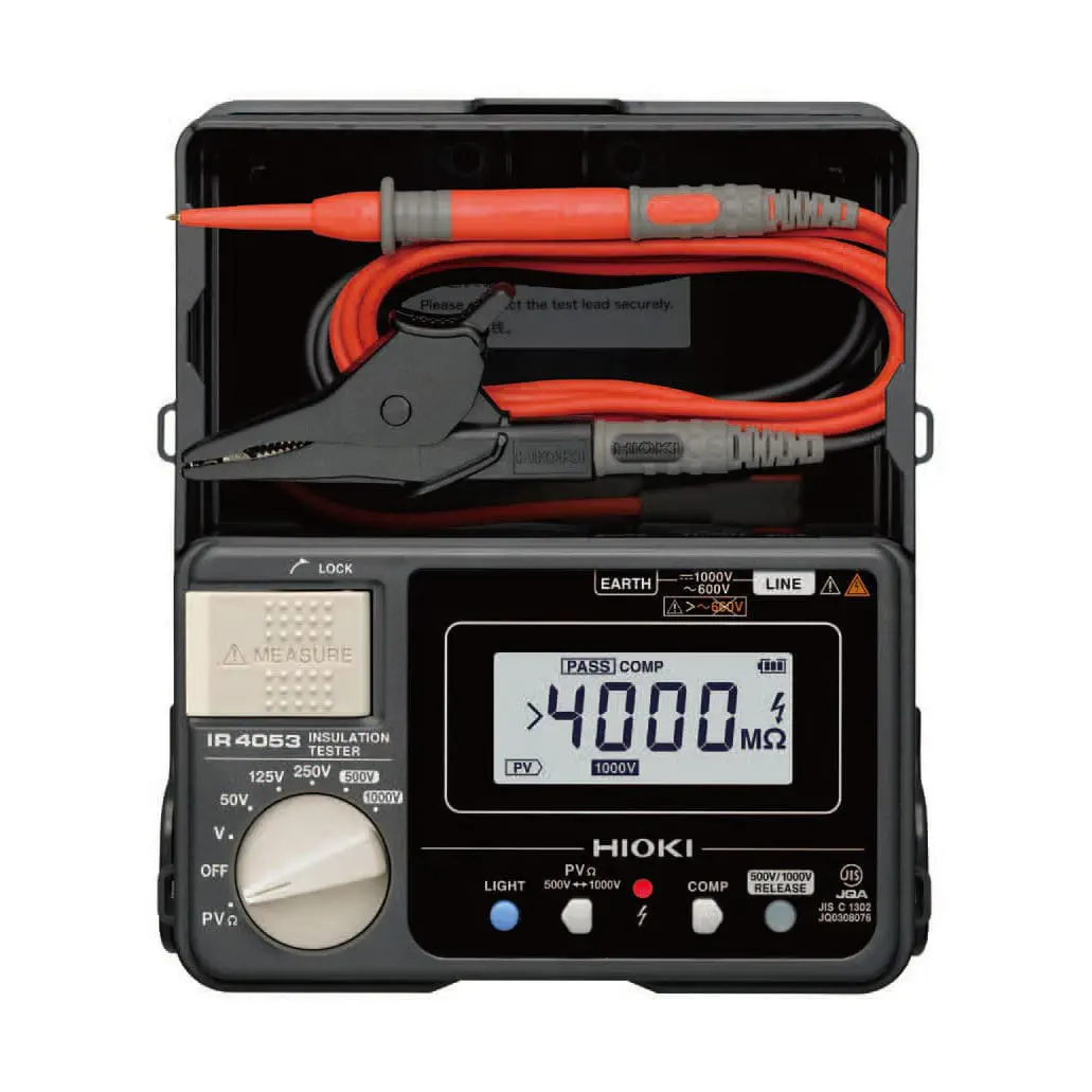 Insulation tester - IR405 series - HIOKI EUROPE GmbH Insulation tester - IR405 series - HIOKI EUROPE GmbH