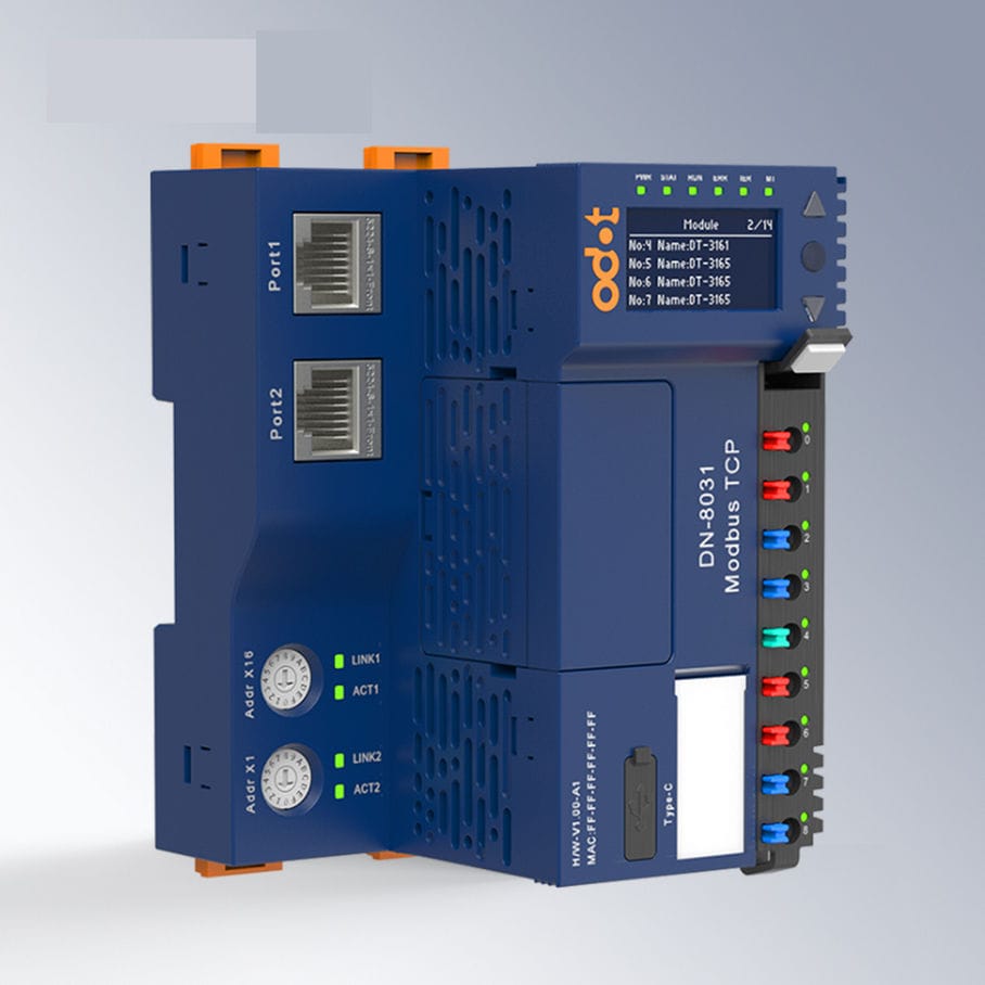 Modbus TCP communication module - DN-8031 - ODOT Automation - RJ45 / 2 ...