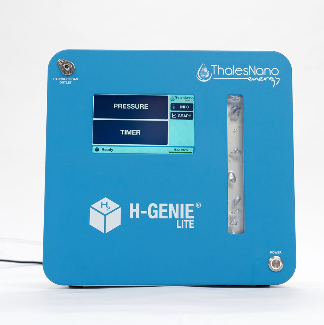 Highpressure hydrogen gas generator HGenie® Lite Thalesnano Energy highpurity