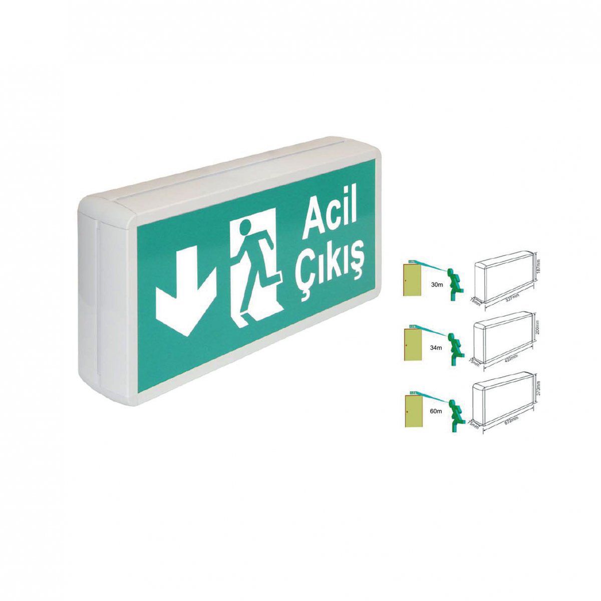 Emergency lighting DEKOLITE BLACK LIGHT ELEKTRONIK SANAYI VE