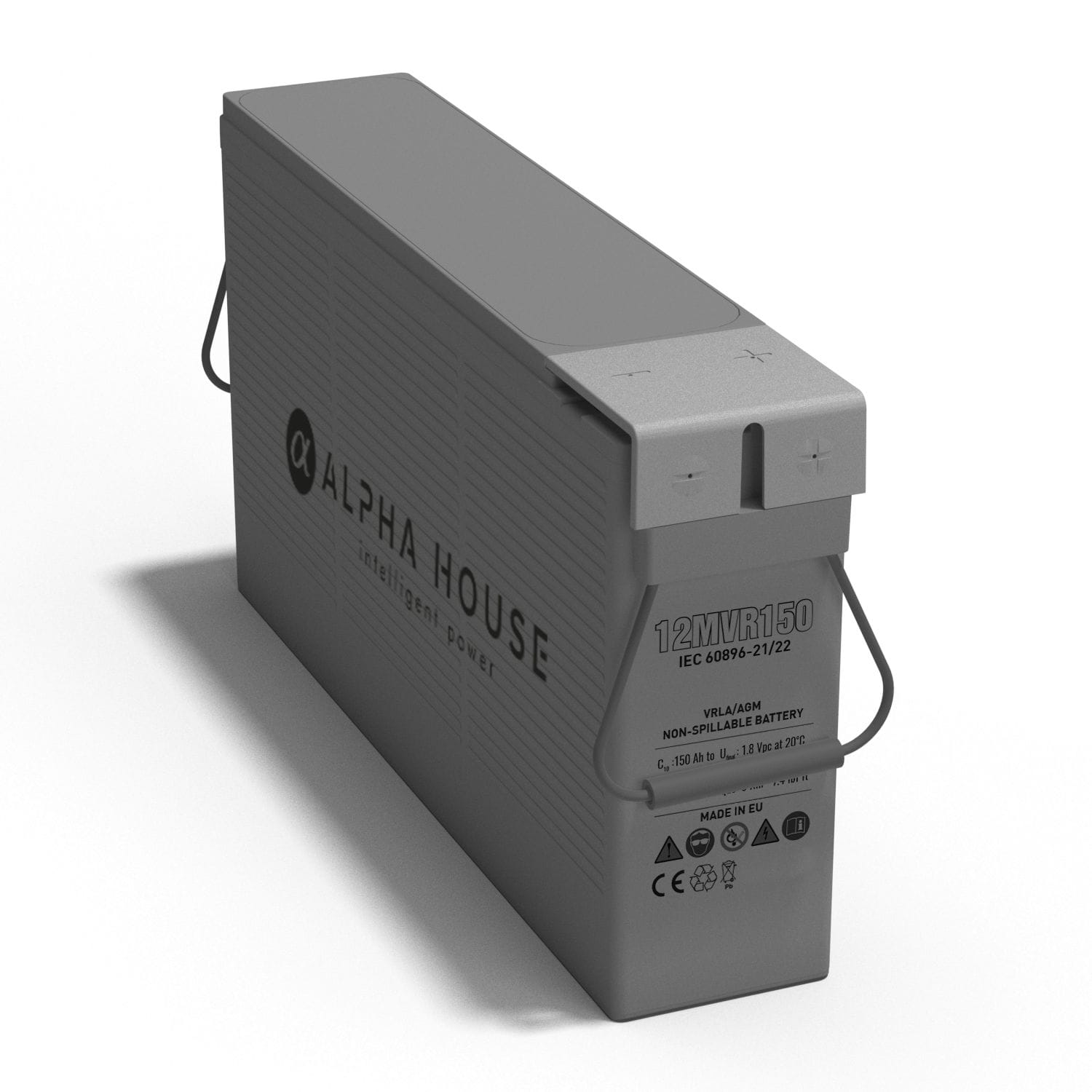 What Are The Rectangular Batteries Called Rectangular battery - 12MVR150 - Alpha House Ltd - 12 V / ISO
