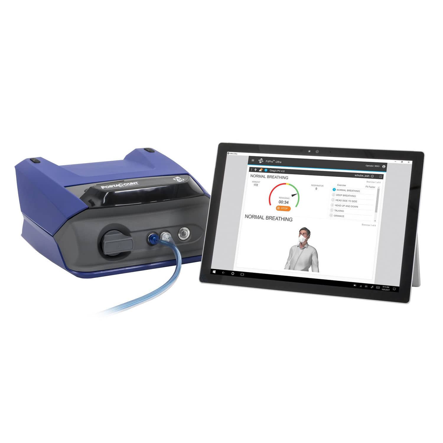 Fit tester PortaCount® TSI respirator / industrial / for