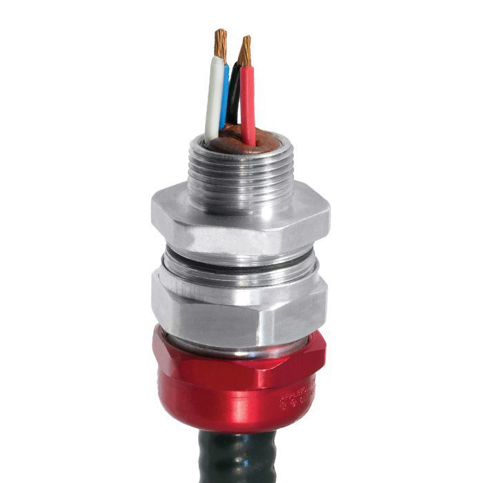 Nickelplated brass cable gland TMCX CMP Products stainless steel