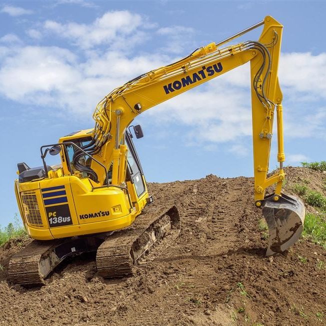 Midi excavator - PC138US-11 - Komatsu Europe - crawler / Tier 4